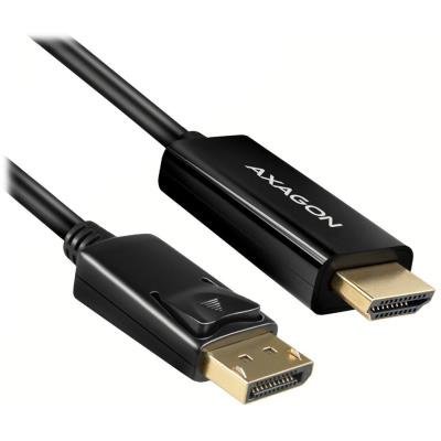 AXAGON adaptér z DisplayPort na HDMI verze 1.4 / RVD-HI14C2 / 4k/30Hz / 1,8m