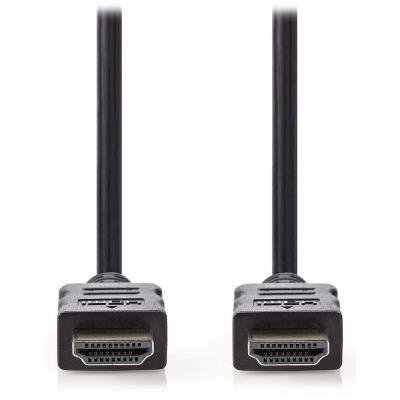 NEDIS High Speed HDMI 1.4 kabel s ethernetem/ 4K@30Hz/ zlacené konektory HDMI-HDMI/ černý/ 2m