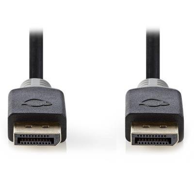Nedis kabel DisplayPort 1.4 2m černo-šedý