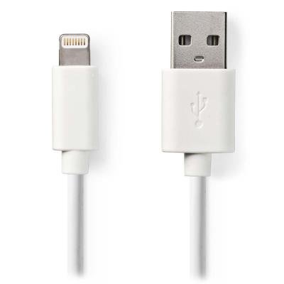 Nedis USB na Lightning 1m bílý