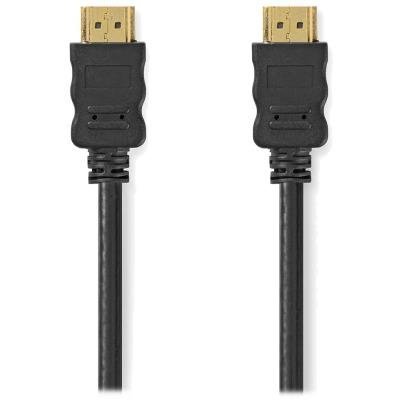 NEDIS High Speed HDMI 1.4 kabel s ethernetem/ 4K@30Hz/ zlacené konektory HDMI-HDMI/ černý/ bulk/ 1m