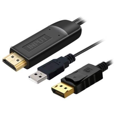 PremiumCord  Kabel HDMI 2.0 na DisplayPort 1.2  pro rozlišení 4K@60Hz, 2m