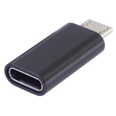PremiumCord adaptér USB-C na microUSB černý