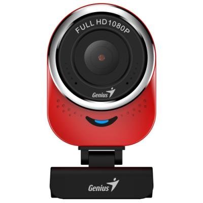GENIUS webcam QCam 6000/ red/ Full HD 1080P/ USB2.0/ microphone