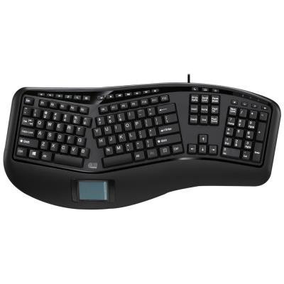 Adesso AKB-450UB Tru-Form™ Ergonomic Touchpad Keyboard