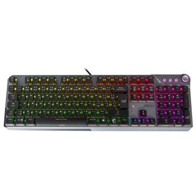 MSI gaming keyboard Vigor GK71 Sonic Red/ wired/ mechanical/ RGB/ USB/ CZ layout