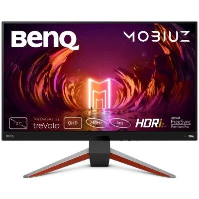 BENQ Mobiuz 27" LED EX270QM/ 2560x1440/ IPS panel/ 1000:1/ 1ms/ 2x HDMI/ DP/ 240Hz/ black