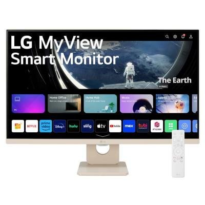 LG smart monitor 27SR50F-E s webOS 27" / IPS / 1920x1080 / 250cd/m2 / 8ms / 2x HDMI / 2x USB / repro/ béžový