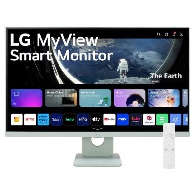LG smart monitor 27SR50F-G s webOS 27" / IPS / 1920x1080 / 250cd/m2 / 8ms / 2x HDMI / 2x USB / repro/ zelený