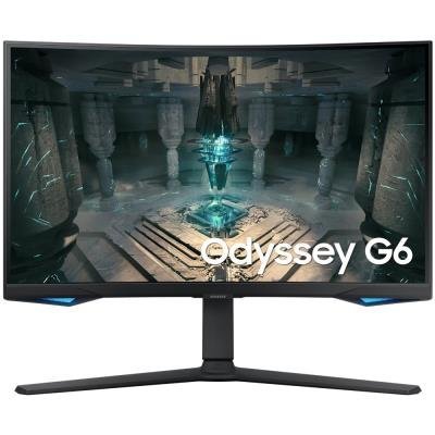 Samsung Odyssey G65B/ 27"/ prohnutý/ 2560x1440/ VA/ 1ms/ 350 cd/m2/ DP/ HDMI/ USB/ LAN/ WiFi/ BT/ VESA/ PIVOT/ černý