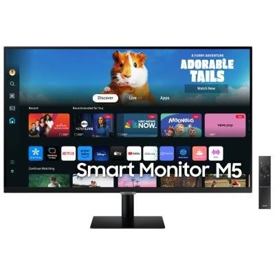 Samsung Smart Monitor M5 32" / M50D / FullHD 1920x1080 / 16:9 / VA / 4ms / 60Hz / HDMI/DP/USB/WiFi/BT/VESA/Repro