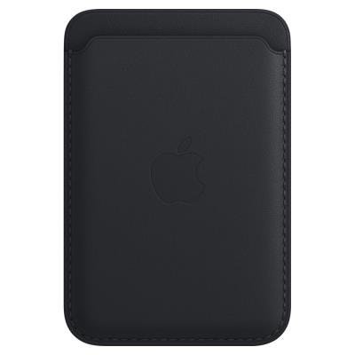 Apple iPhone Leather Wallet s MagSafe temně inkoustová