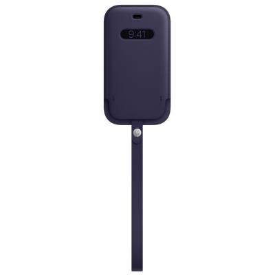 Apple kožené pouzdro MagSafe pro iPhone 12 mini temně fialové