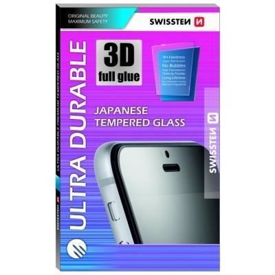 Swissten sklo Ultra Durable 3D FullGlue Glass for iPhone 7/8 černé