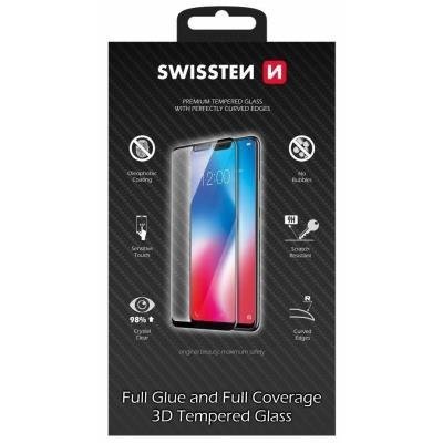 Swissten sklo Ultra Durable 3D FullGlue Glass pro Apple iPhone 13/13 Pro černé