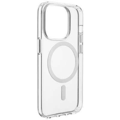 Swissten pouzdro clear jelly MagStick iPhone 14 Pro transparentní