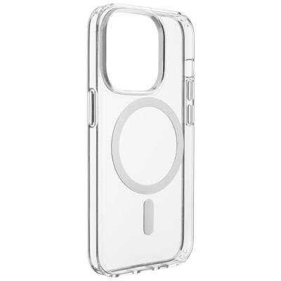 Swissten pouzdro clear jelly MagStick iPhone 14 Pro max transparentní