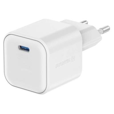 SWISSTEN GaN 1× USB-C PD 35W bílý