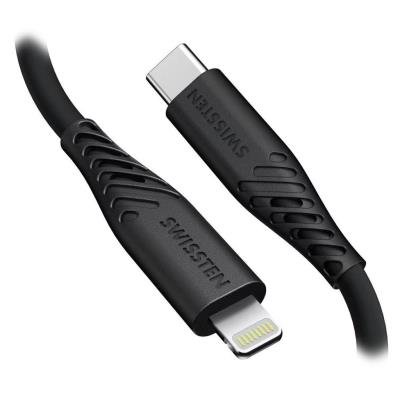 SWISSTEN SOFT SILICONE USB-C na Lightning 1,5m