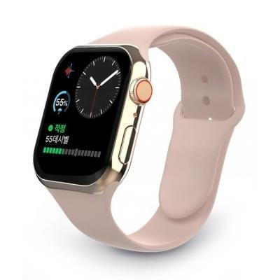 SWISSTEN řemínek pro Apple Watch silikonový 38–41mm růžový