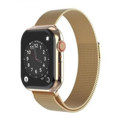 SWISSTEN řemínek pro Apple Watch milánský tah 38–41mm zlatý