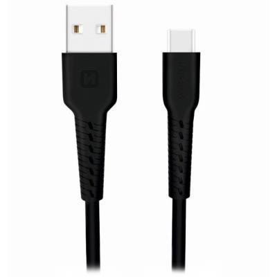 SWISSTEN USB na USB-C 1m černý