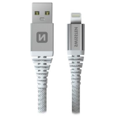 SWISSTEN KEVLAR USB na Lightning 1,5m bílý