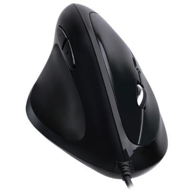Adesso iMouse E7 Left-Handed Vertical Ergonomic Programmable Gaming Mouse with adjustable weight