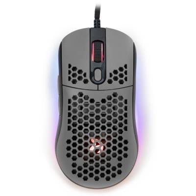 AROZZI gaming mouse FAVO Ultra Light Black-Grey/ wired/ 16.000 dpi/ USB/ 7 buttons/ RGB/ blackgrey