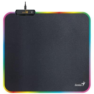 GENIUS GX GAMING mousepad GX-Pad 260S RGB/ 260 x 240 x 3 mm/ RGB Lighting