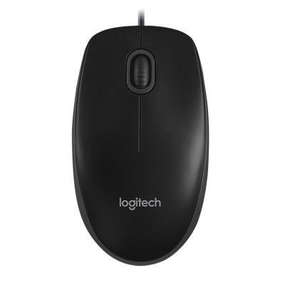 Logitech B100, Optical USB Mouse, USB black 