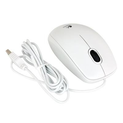 Logitech B100, Optical USB Mouse, USB white 