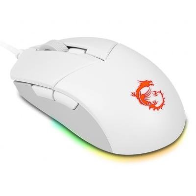 MSI gaming mouse CLUTCH GM11 WHITE Gaming/ 5.000 dpi/ RGB Lighting/ 6 buttons/ USB
