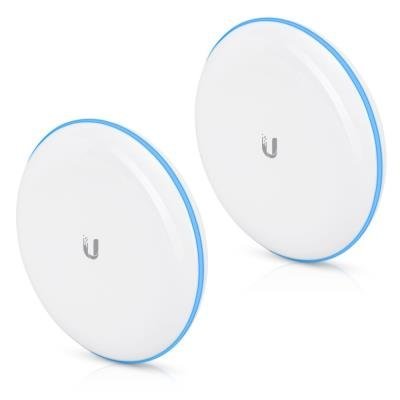 Ubiquiti UniFi UBB - 1.7+ Gbps bi-directional Plug and Play 60GHz Bridge with 5 GHz Radio Redundancy