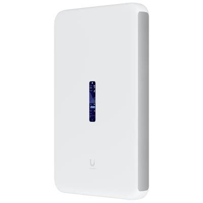 Ubiquiti UniFi Dream Wall - Router, Wi-Fi 6, UniFi OS, 17x GbE, 1x 2.5GbE, 2x SFP+, 128GB SSD, PoE++ (PoE budget 420W)