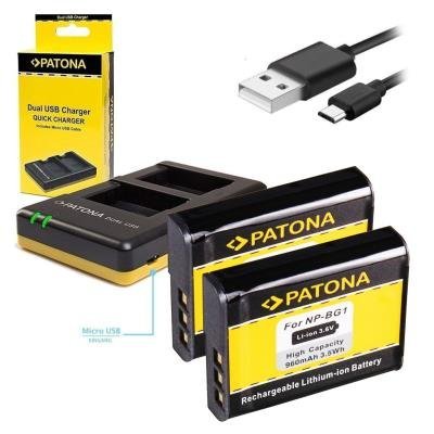 Nabíječka PATONA pro 2 baterie Sony NP-BG1