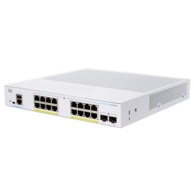 Cisco CBS250-16P-2G-EU 16-port GE Smart Switch, 16x GbE RJ-45, 2x 1G SFP, PoE+ 120W