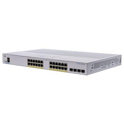 Cisco CBS250-24P-4X-EU 24-port GE Smart Switch, 24x GbE RJ-45, 4x 10G SFP+, PoE+ 195W