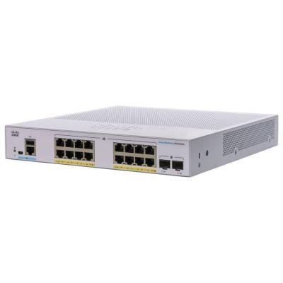 Cisco CBS350-16P-2G-EU 16-port GE Managed Switch, 16x GbE RJ-45, 2x 1G SFP, PoE+ 120W
