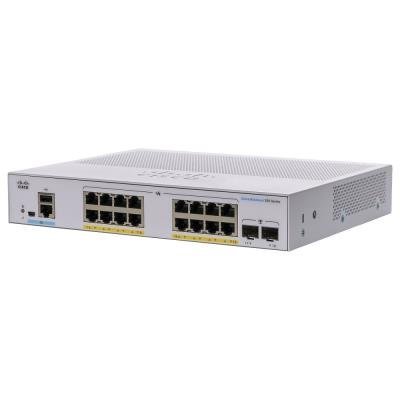 Cisco CBS350-16P-E-2G-EU 16-port GE Managed Switch, 16x GbE RJ-45, 2x 1G SFP, PoE+ 120W, Ext PS