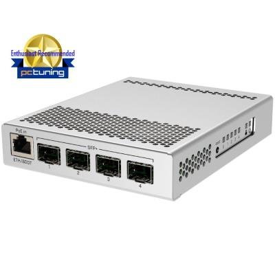 Cloud Router Switch CRS305, 4x SFP+, 1x Gbit LAN, Dual PSU, Dual boot, L5