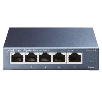 TP-Link TL-SG105 / switch 5x 10/100/1000Mbps/ kovový - GREEN