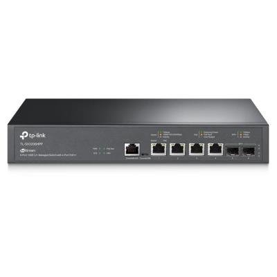 TP-Link TL-SX3206HPP - JetStream 4-Port 10GBase-T and 2-Port 10GE SFP+ L2+ Managed Switch with 4-Port PoE++