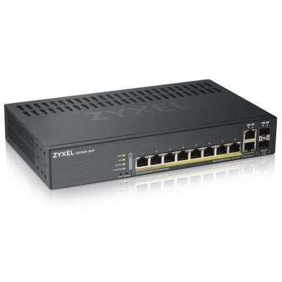 Zyxel GS1920-8HPv2  10 Port Smart Managed Switch 8x Gigabit Copper and 2x Gigabit dual pers., hybird mode, standalone or