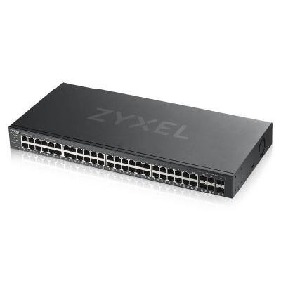 Zyxel GS1920-48v2 50-port Gigabit WebManaged Switch, 44x gigabit RJ45, 4x gigabit RJ45/SFP, 2x SFP