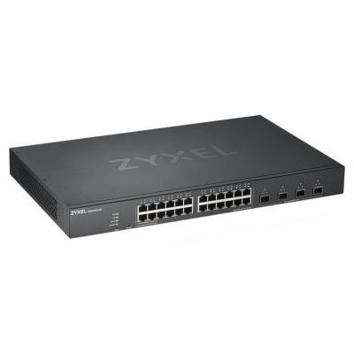 Zyxel XGS1930-28 - 28-port Smart Managed Switch, 24x gigabit Copper, 4x 10G SFP+, hybrid mode, standalone or NebulaFlex 