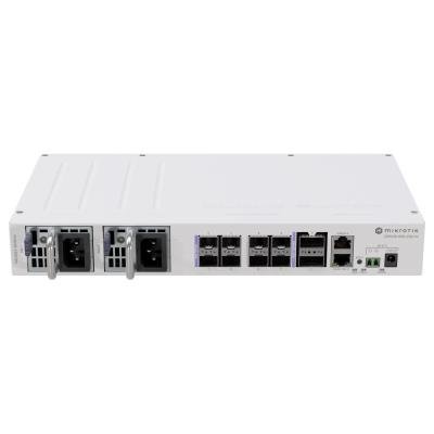 Mikrotik Cloud Switch CRS510-8XS-2XQ-IN, 650 MHz CPU, 128 MB RAM, 1x LAN, 2x QSFP28, 8x SFP28, 2x PSU, L6