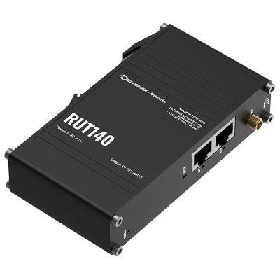 Teltonika RUT140 industrial router, 2x Eth 10/100, Wi-Fi