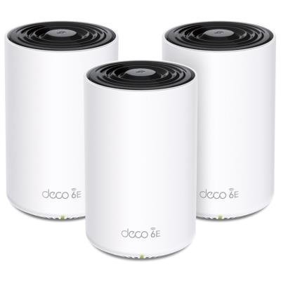 TP-Link Deco XE75(3-pack) Mesh system AXE5400, WiFi 6E, 3x GLAN, / 574Mbps 2,4GHz/ 2402Mbps 5GHz/ 2402 6GHz