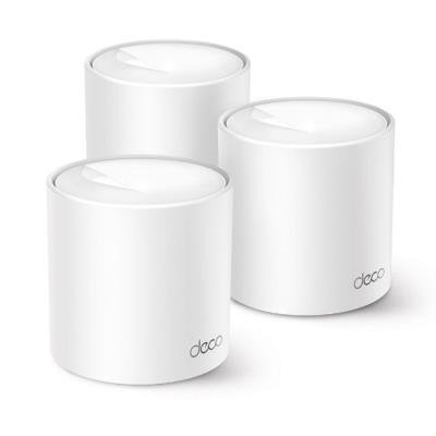 TP-Link Deco X10(3-pack) AX1500 Whole Home Mesh Wi-Fi 6 System, 300 Mbps 2.4GHz + 1201 Mbps 5GHz, 2x GLAN